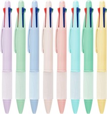 Multicolor Ball Point Pens 4-in-1 Colored Pens 1.0mm Assorted Inks 4-Color