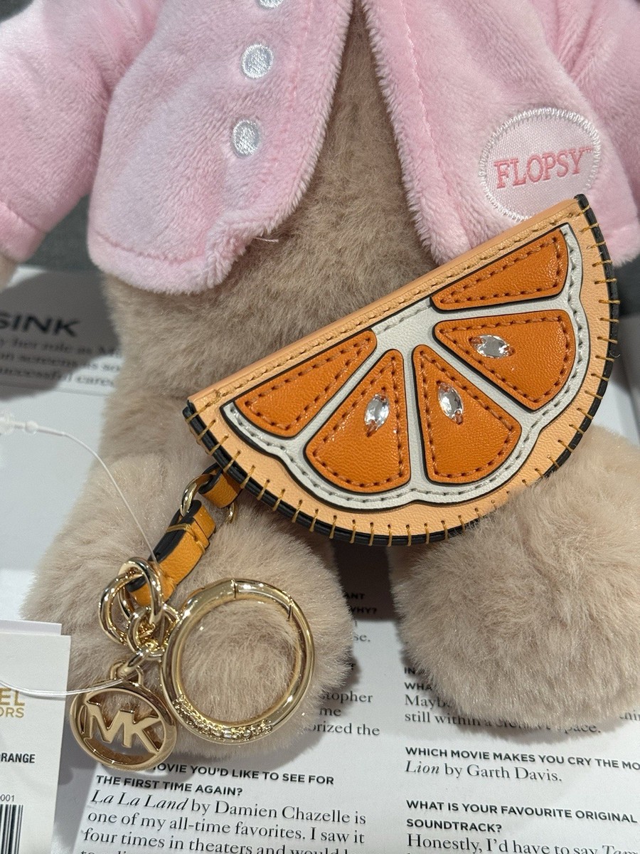 Michael Kors Rad Orange Giftable Bag Charm Keyfob Key Chain MK | eBay