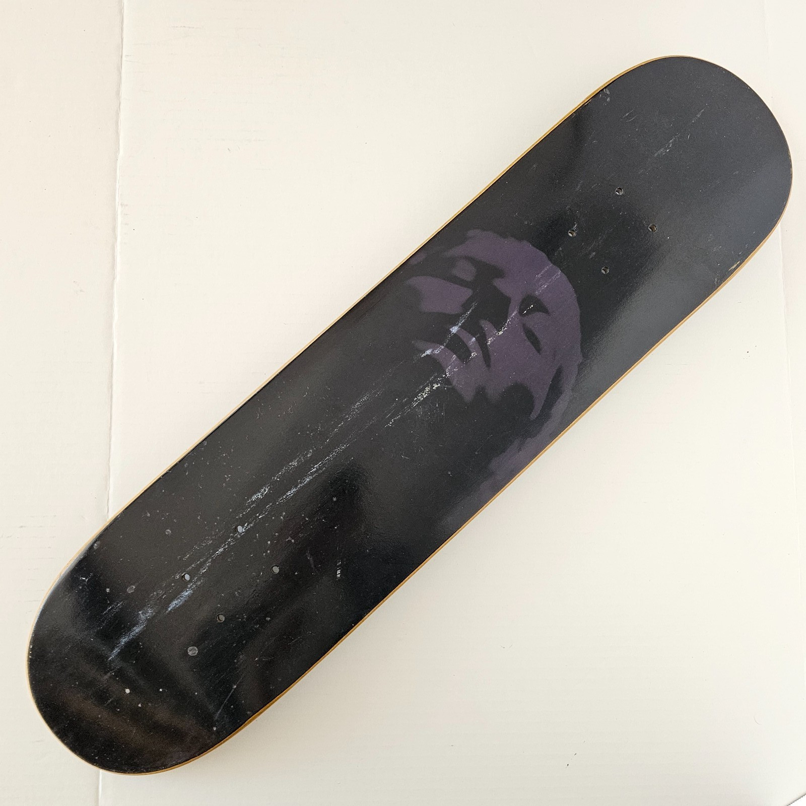 Skate Deck Alfred Hitchcock - Jason Lee Signed!  7-5/8