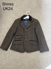Shires Children&rsquo;s Tweed Equestrian Show/Competition Jacket UK 24