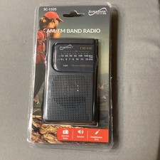 Supersonic SC-1105 Portable Pocket AM/FM Band Radio Brand New Sealed Emergency