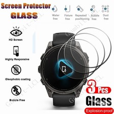 3PCS 9H HD Tempered Glass Screen Protector for Garmin Fenix Enduro Series Smartw