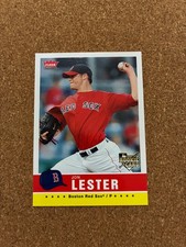 JON LESTER ROOKIE FLEER TRADITION 2006 BOSTON RED SOX NRMT BASEBALL CARD. rookie card picture