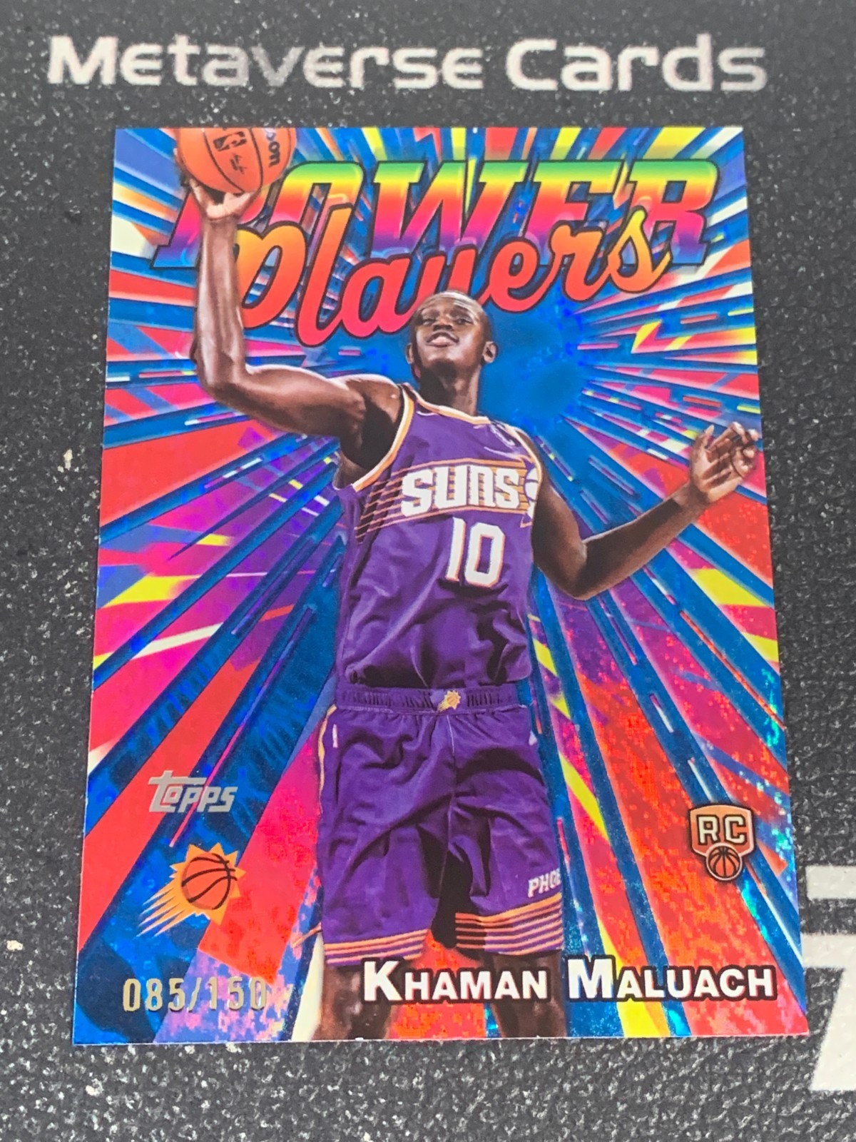 2025-26 Topps Basketball Power Players Khaman Maluach RC Rookie Blue /150