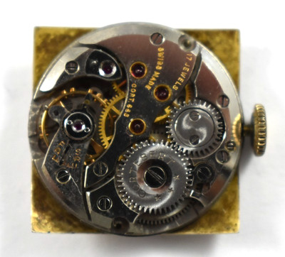 Vintage Cortebert Manual Wind 17J 23.65mm Wrist Watch Movement lot.ra