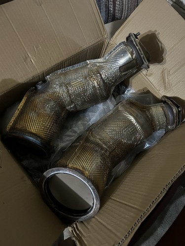 2021-2024 Audi RS5 Sportback Exhaust Mid Pipe Down Tube LH RH Pair 8W0131703AG