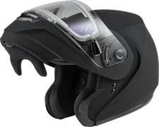 Gmax MD-04 Snow Helmet Matte Black Electric Shield Size 2XL