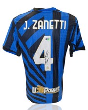 JAVIER ZANETTI SIGNED INTER MILAN HOME SHIRT (ACG CERT AG17615)