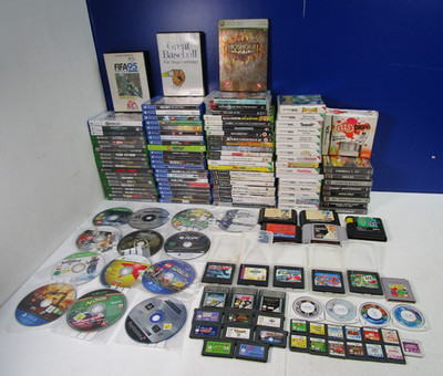 142 VIDEOSPIELE Konvolut Restposten XBOX ONE 360 PS1 PS2 PS5 PS4 WII PSP DS SEGA GBA