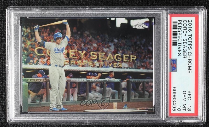 2016 Topps Chrome Perspectives Corey Seager #PC-18 PSA 10 GEM MT Rookie RC 11ff