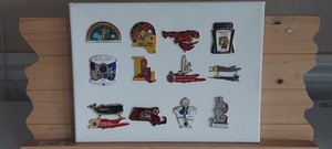 Vintage assorted Lions Club Large Pins- Lot of 12!