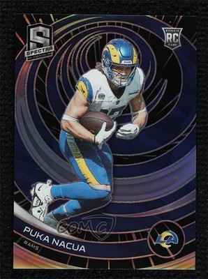 2023 Panini Spectra Rookies Hyper Prizm 72/75 Puka Nacua #189 Rookie RC gp1