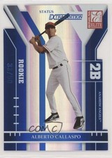 2004 Donruss Elite Extra Edition Status Die-Cut 33/50 Alberto Callaspo #242 0a4v
