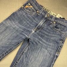 Ariat Boys Jeans B4 Relaxed Straight Robbie Boot Boys Size 16