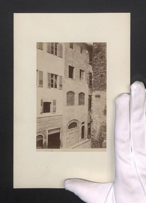 Fotografie Firenze, Casa di Dante Alighieri, Berti E Ciofi 