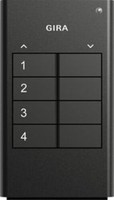Gira 535410 Enet Funk Handsender 4-Fach Anthrazit