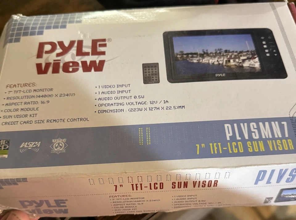 7 monitores Pyle View de reposacabezas. Todo nuevo. ¡Audio y video personalizados para automóvil! Foto 2 de 4