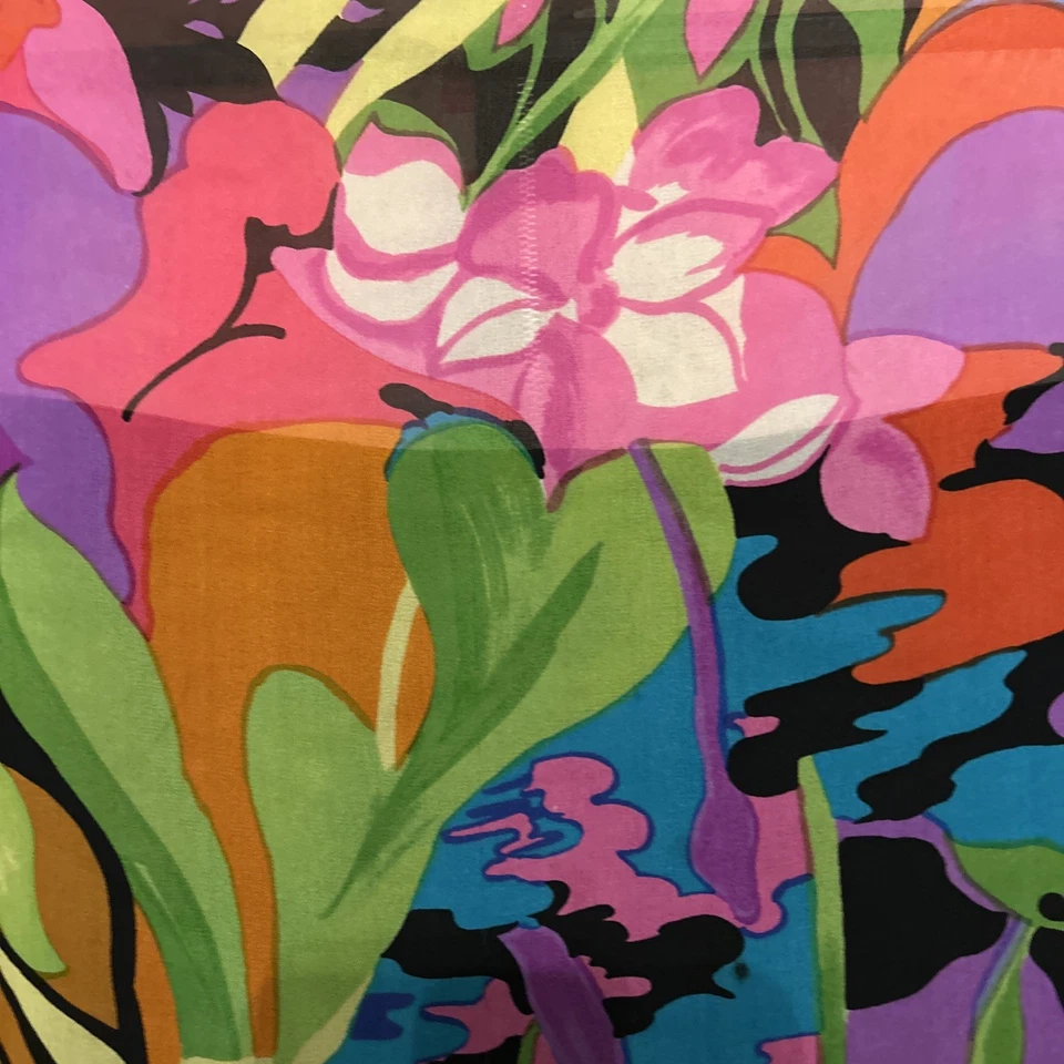 Vestido Suzy Perette New York Vintage Talla 14 Años 60 Mod Floral Foto 4 de 4