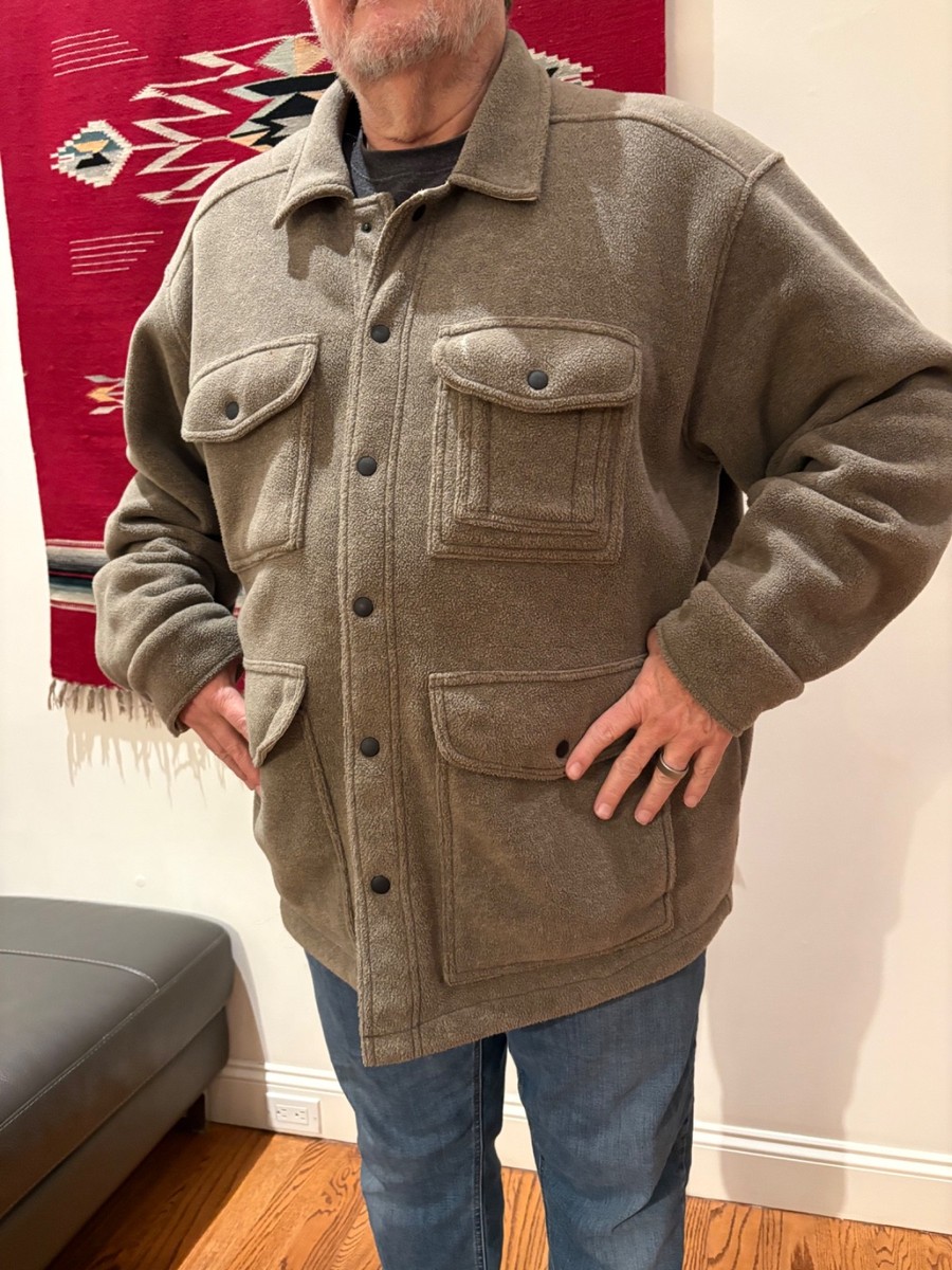 RARE Vintage Orvis Jacket Mens XXL Mackinaw Cruiser Polartec