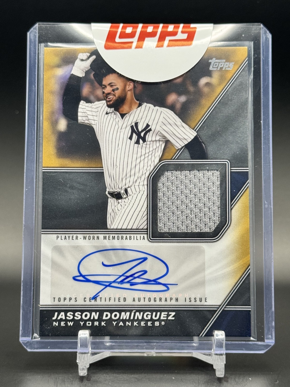 2026 Topps Series 1 Jasson Dominguez Auto Major League Material Yankees #MLMA-JD