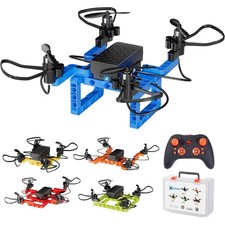 Mini Drone for Kids and Beginners,Creative 5-IN-1 DIY Drone Building Kits for...