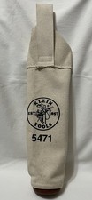 Klein Tools Canvas Tool Bag  5471  Hard Leather Bottom  2.5" Diameter
