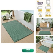 DEXI Bathroom Rugs 16x24, Non Slip Washable Bath Mat, Absorbent Chenille Ultra