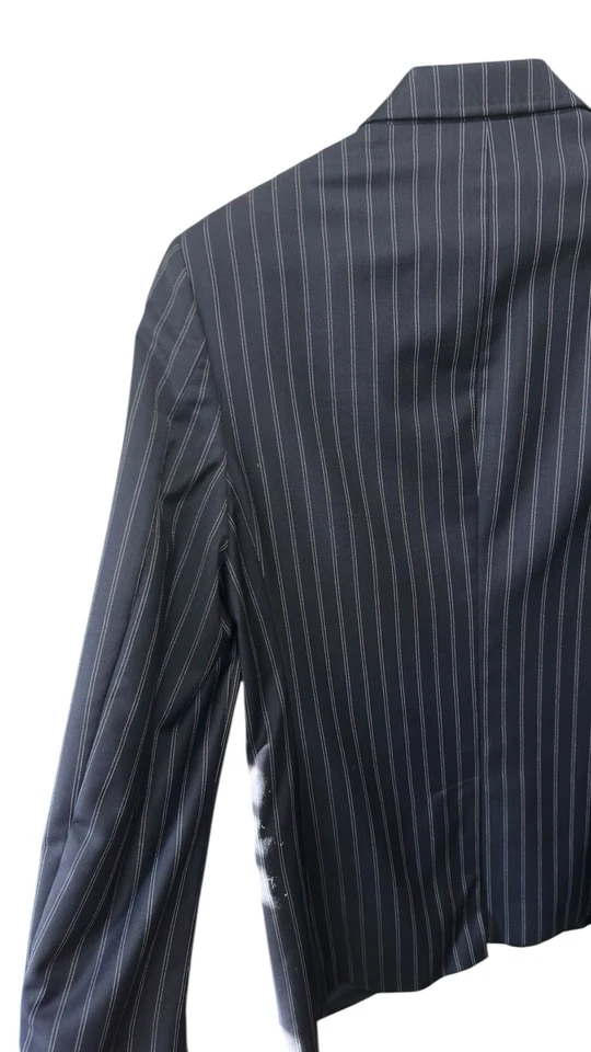 Blazer Club Monaco a Rayas Talla 36 Lana en Azul Marino Foto 4 de 4