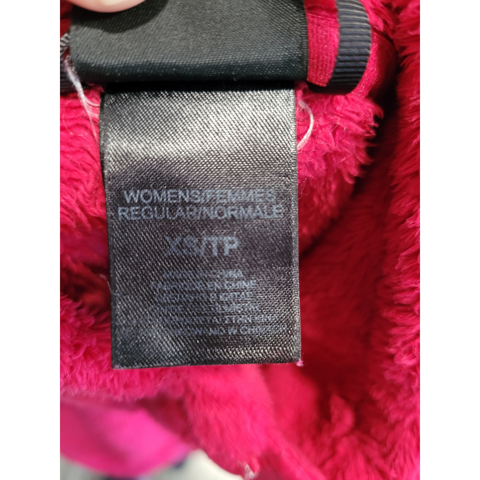 The North Face Women's Osito S Fleece Stand Collar Long Sleeve Jacket Pink #8 thumbnail 4