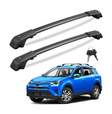 KINGGERI 300LBS Lockable Roof Rack Cross Bars Compatible with Toyota RAV4 201...