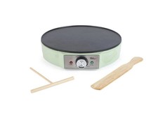 Crepe Maker 30cm Non-Stick Cooking Surface Adjustable Temperature Giles & Posner