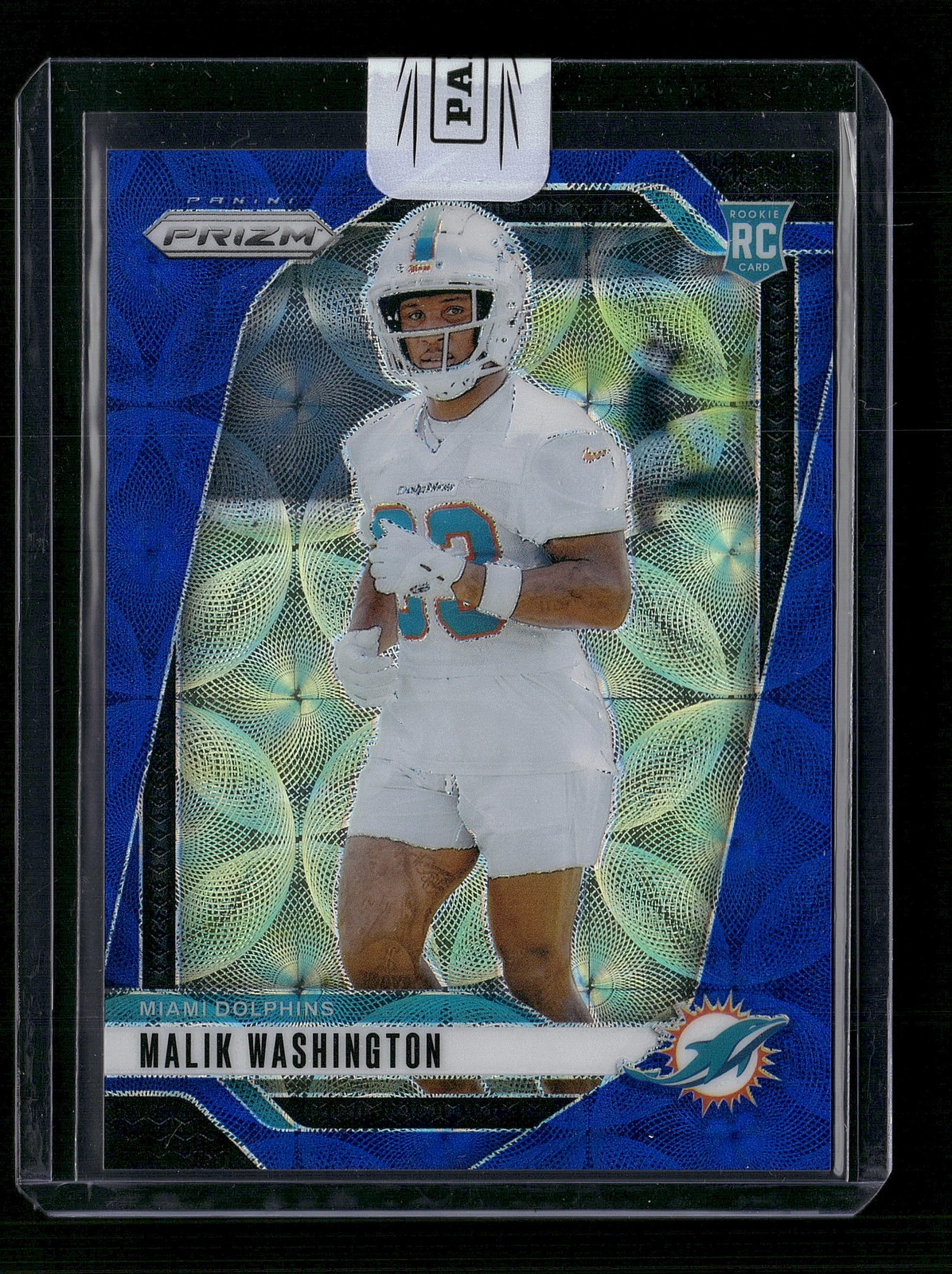 2024 Panini Prizm Malik Washington Choice Blue #371 #/14