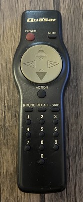 Quasar TV EUR501051 Remote Control Vintage Works Most Quasar Tube Tv ...