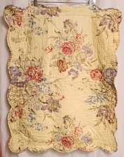  FLORAL PILLOW SHAM FRENCH FLORAL COTTAGE CORE  STANDARD SIZE LOT 2 Granny Core