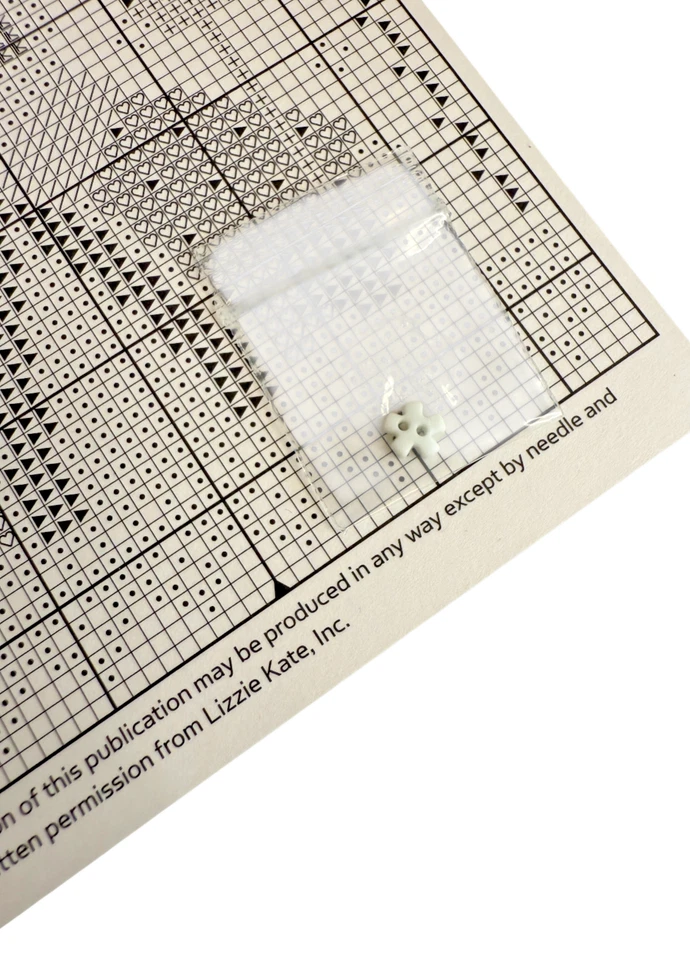 Lizzie Kate Cross Stitch Charts Lot of 4 F112 F122 F123 Snow Belles Fat Men New - Image 4 of 4