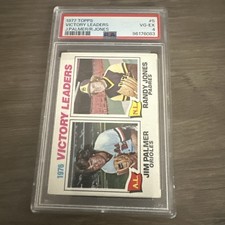 1977 Topps - League Leaders Jim Palmer, Randy Jones #5