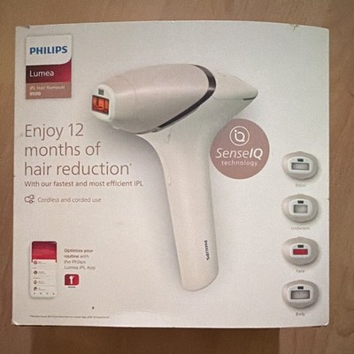 Philips Lumea IPL 9000 Series BRI957 Haarentfernungsgerät, Rosa, 4 Aufsätze