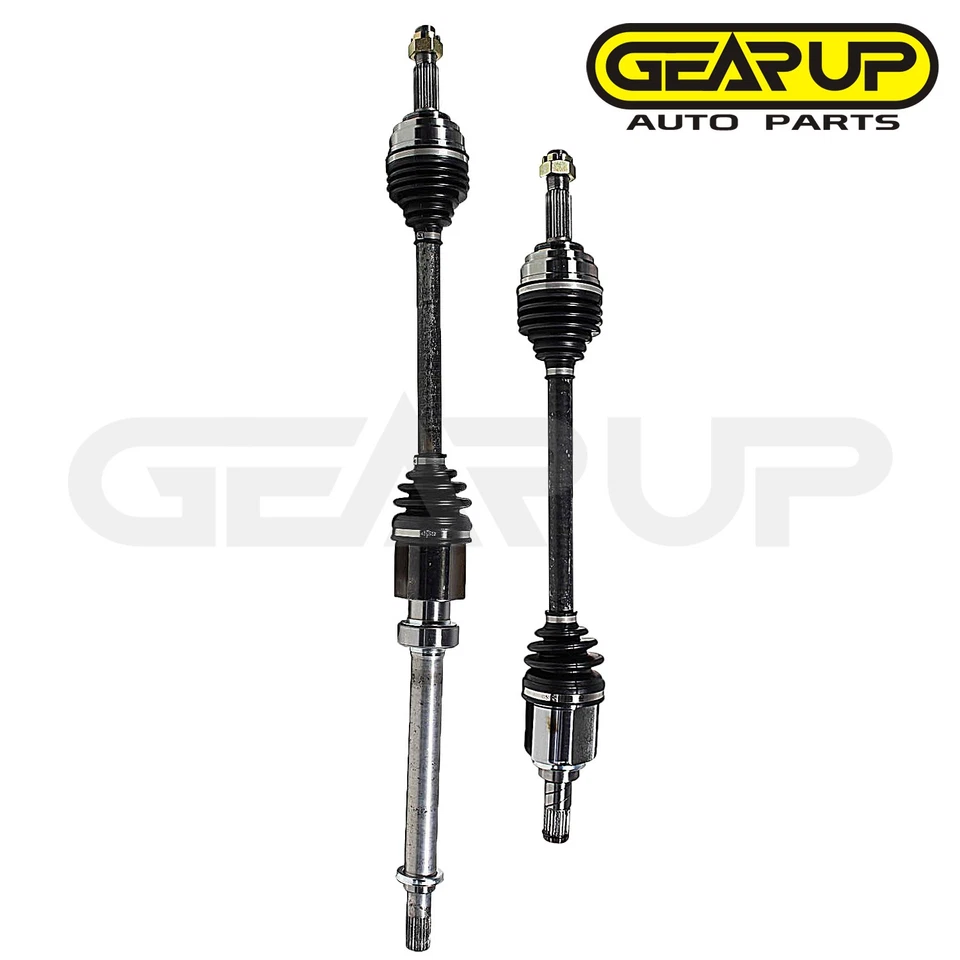 Front Pair CV Axle Joint Shaft Assembly for Nissan Versa Auto Trans 1.8L 2007-12 - Image 2 of 4