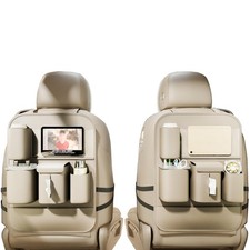 Backseat Car Organizer with Touch Screen,Protectors Kick Mats Travel Accessor...