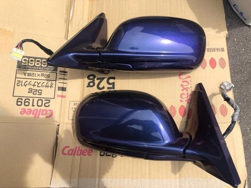 NISSAN SKYLINE R34 GTR RB26DETT OEM MIDNIGHT PURPLE Power Folding Mirrors  RH/LH