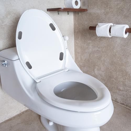 8 Pcs Toilet Seat Bumpers Universal Non-Slip Toilet Seat Spacers Replacement 
