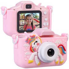 Selfie-Kinderkamera, 2-IPS-Display, 1080p, US...