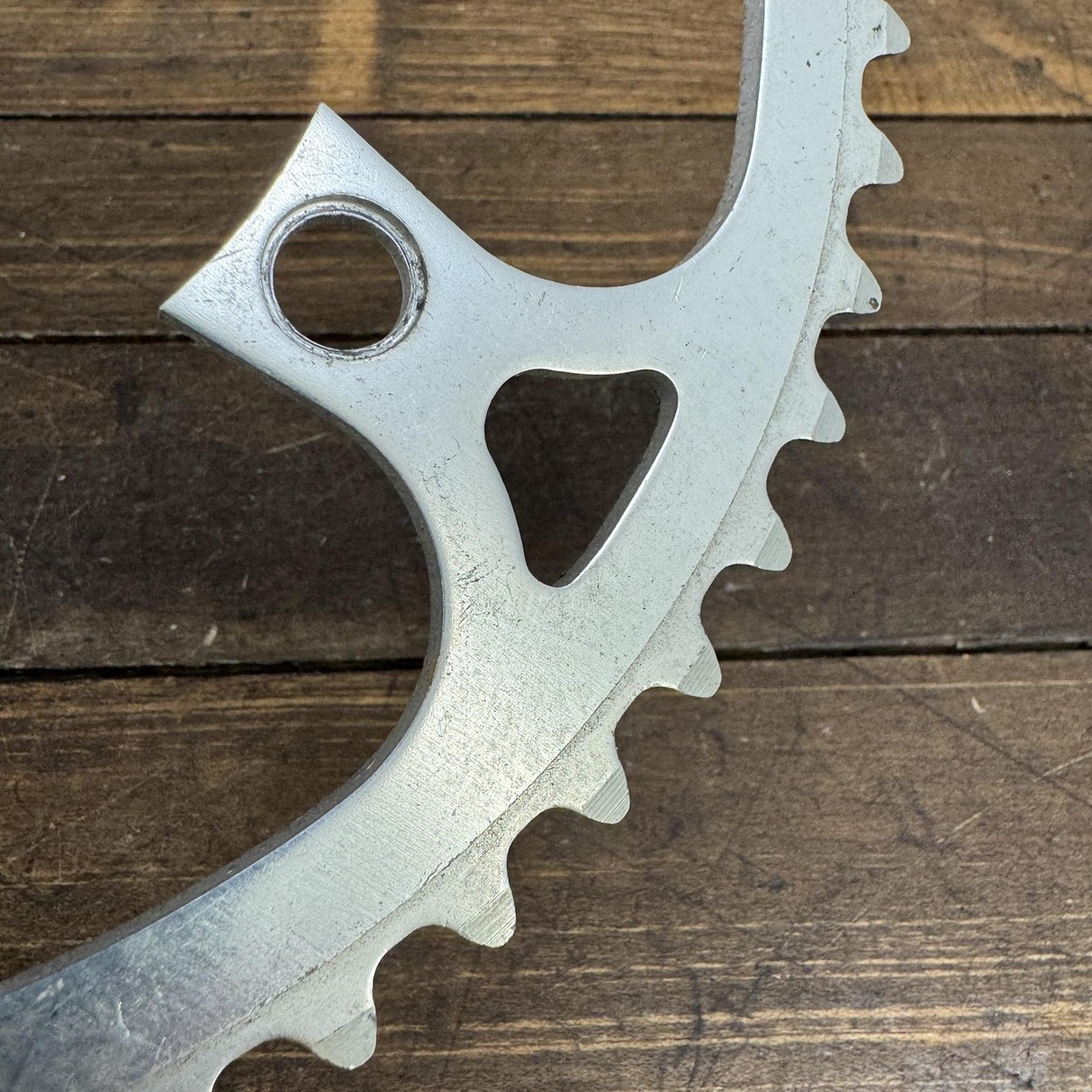 Vintage Sugino 48T Chainring 110 BCD 5-Arm Silver Aluminum Bike