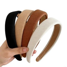 Fashion Headbands for Women Girls Non-Slip, 1-Inch Wide Elastic Hair Bands, ...
