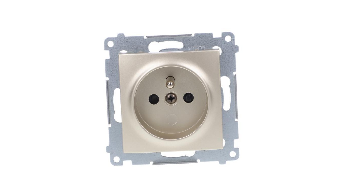 16A IP20 Single Socket with Simon 54 DGZ1CZ.01/44