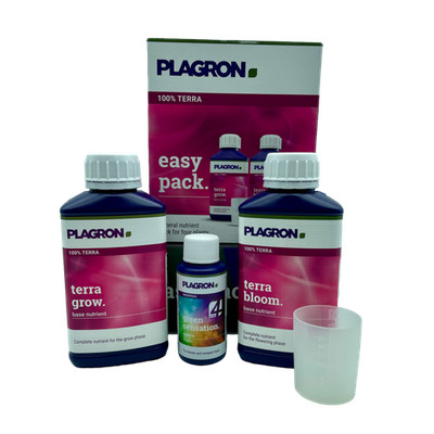 Plagron Easy Pack TERRA | Dünger Set für Erde | Grow Bloom & Green Sensation