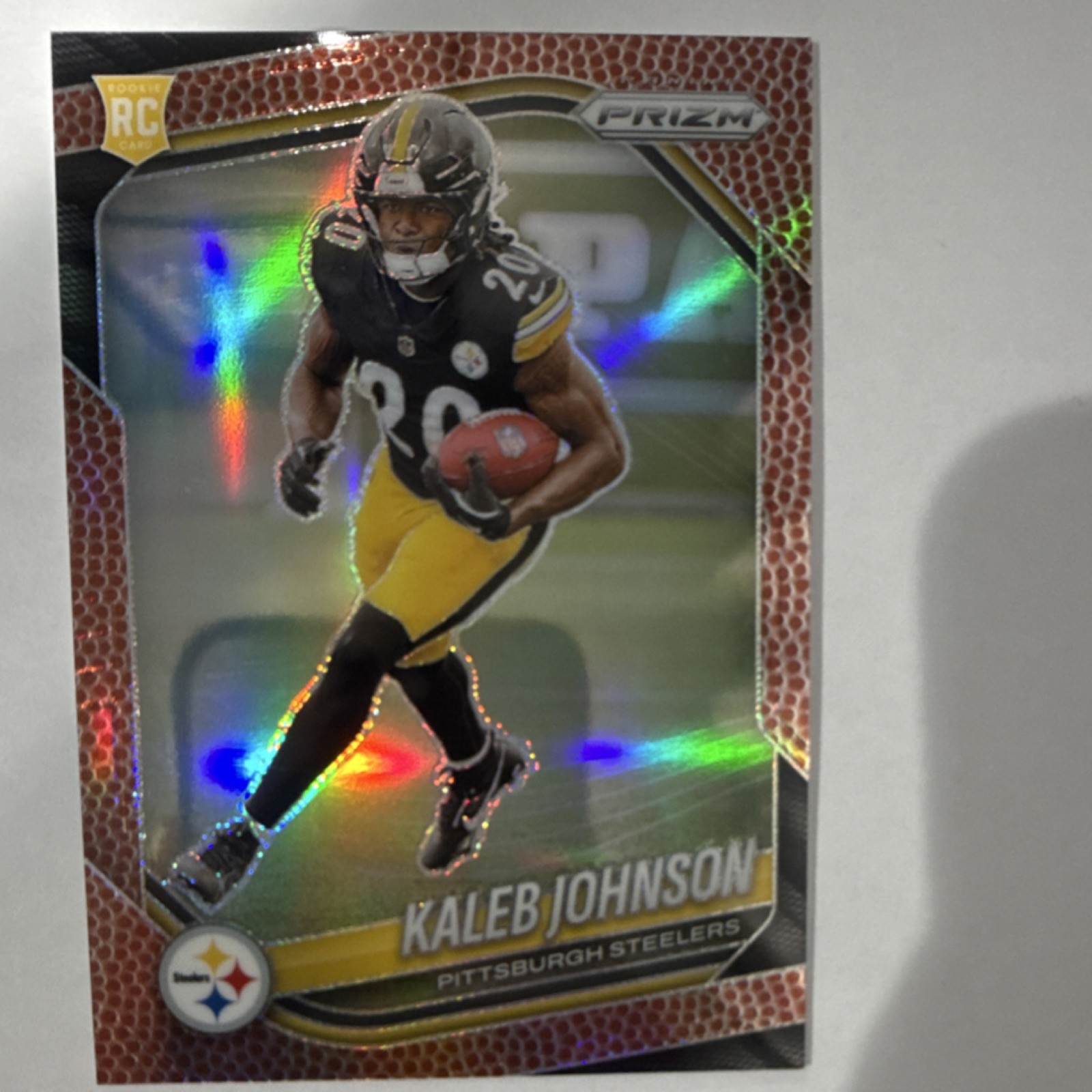 Panini Prizm 2025 Kaleb Johnson Rookie Serial Numbered #375 Steelers