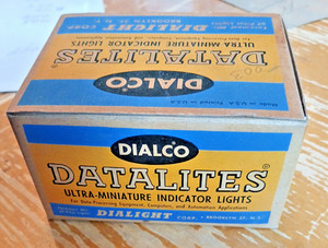 Dialco Datalites ultra-miniature indicator lights NOS box of 100