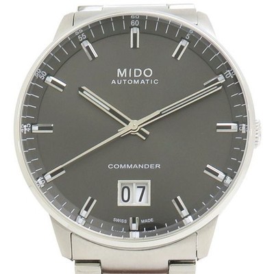 Mido Commander Big Date 42mm Herren Automatik Edelstahl Uhr aus Japan
