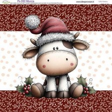 Pannolenci Stampato Mucca cucito creativo per decorazioni